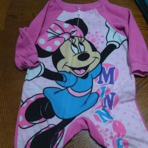 Minnie Mouse footie pajamas size 3t
